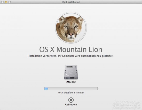 Mountain Lion - Installation