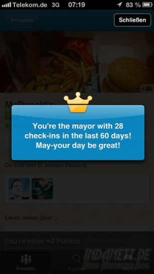 Foursquare-Update Screenshot 3