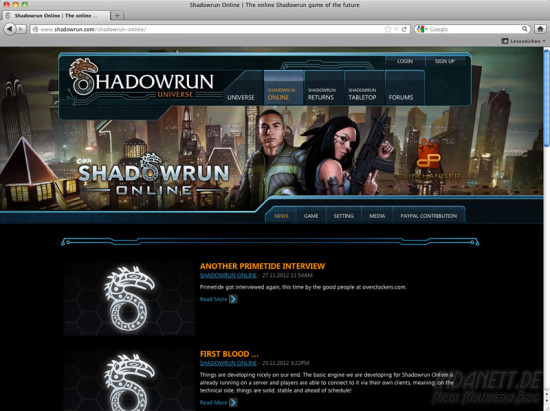 Screenshot Shadowrun Online 2013