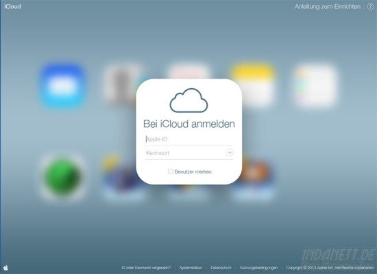 iCloud im iOS7-Design