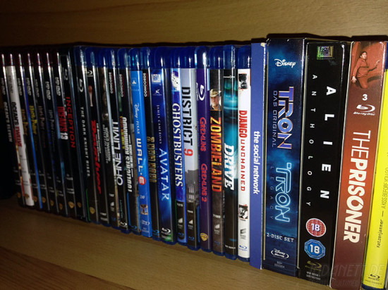 DVDs und Blurays