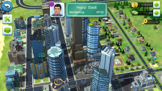 SimCity Buildit Stadt