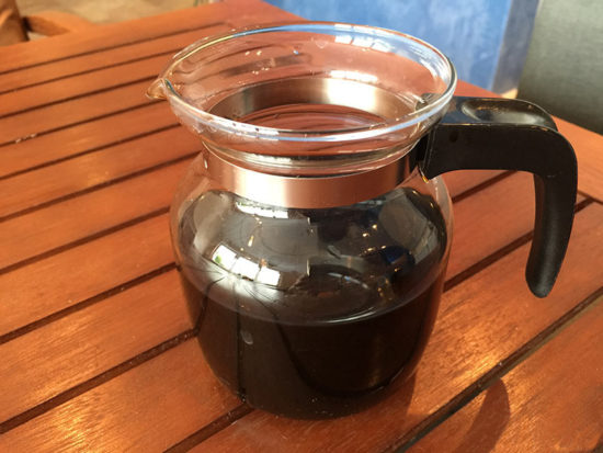 Coldbrew durchgefiltert